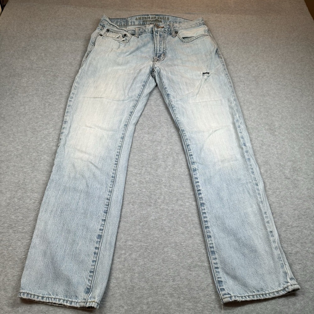 American Eagle Outfitters Light Blue Straight Jeans